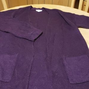Pretty purple cardigan